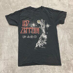 Vintage Led Zeppelin Black T-Shirt - ZoSo - The Hermit from IV Men's Size Small